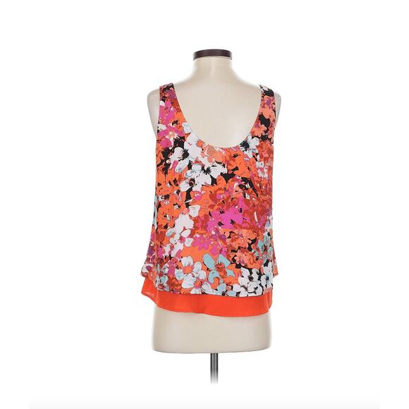 Romeo & Juliet Sleeveless Scoop Neck Flowy Floral Blouse Size S Bloomcore Summer - Picture 3 of 12